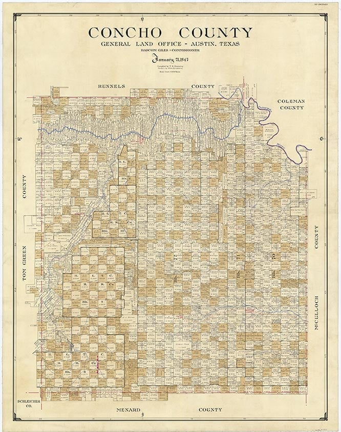 Concho County TX Almanac