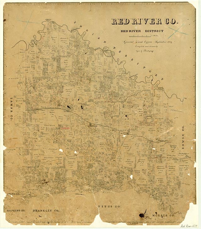Red River County TX Almanac