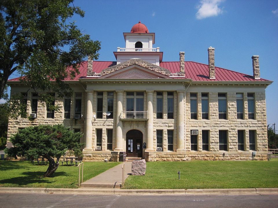 Blanco County Courthouse in Johnson City, Texas