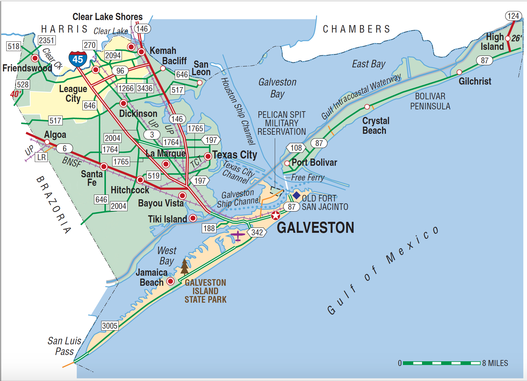 Galveston County Plat Maps Galveston County | Tx Almanac