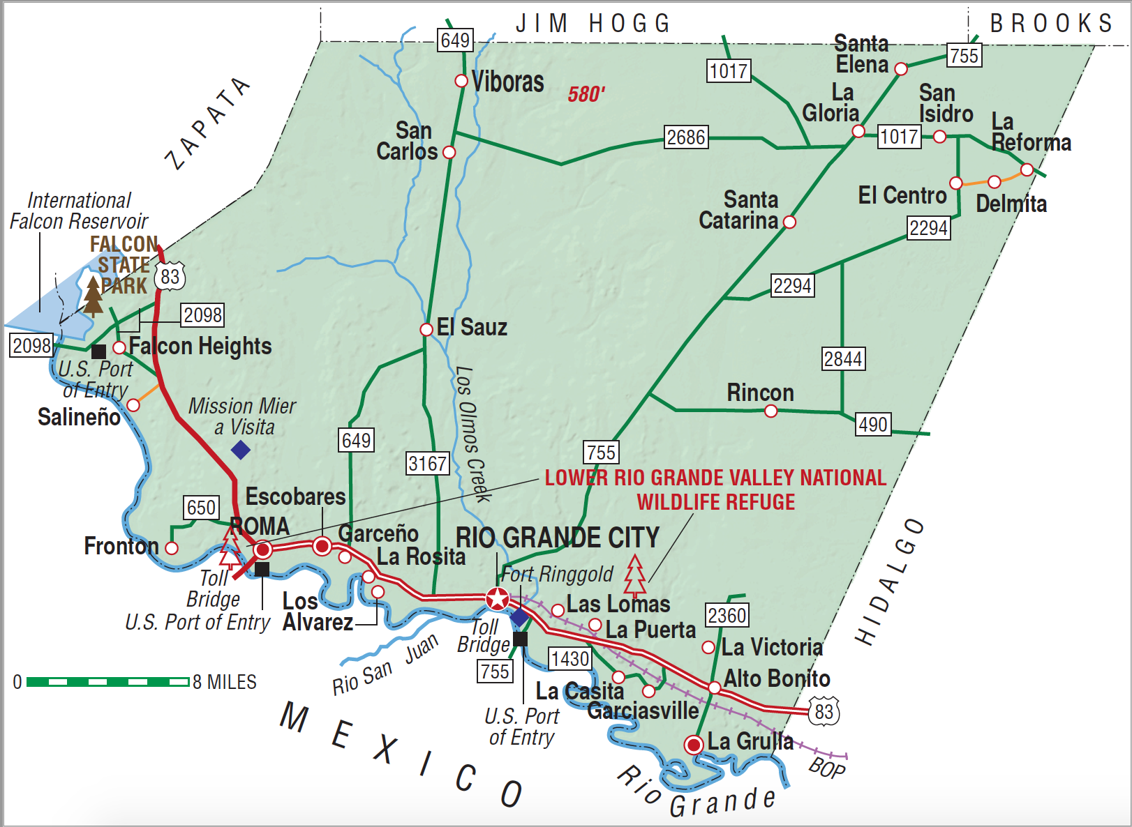 Starr County Texas Map Starr County | Tx Almanac
