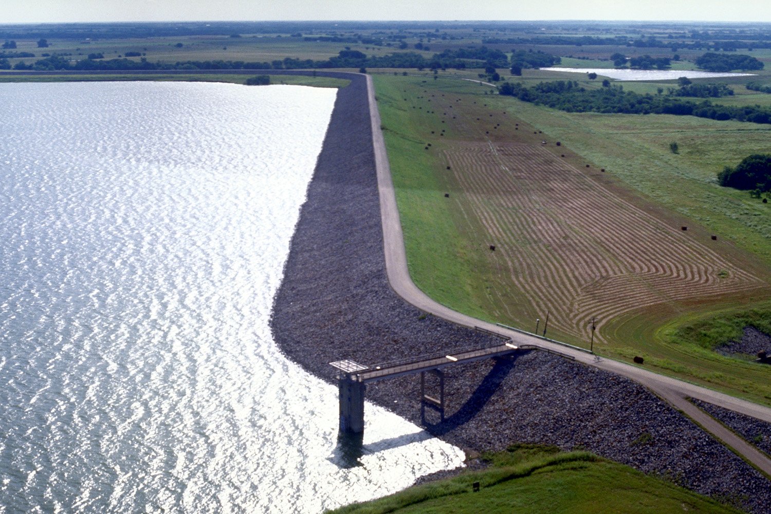 Bardwell Dam was completed in 1965
