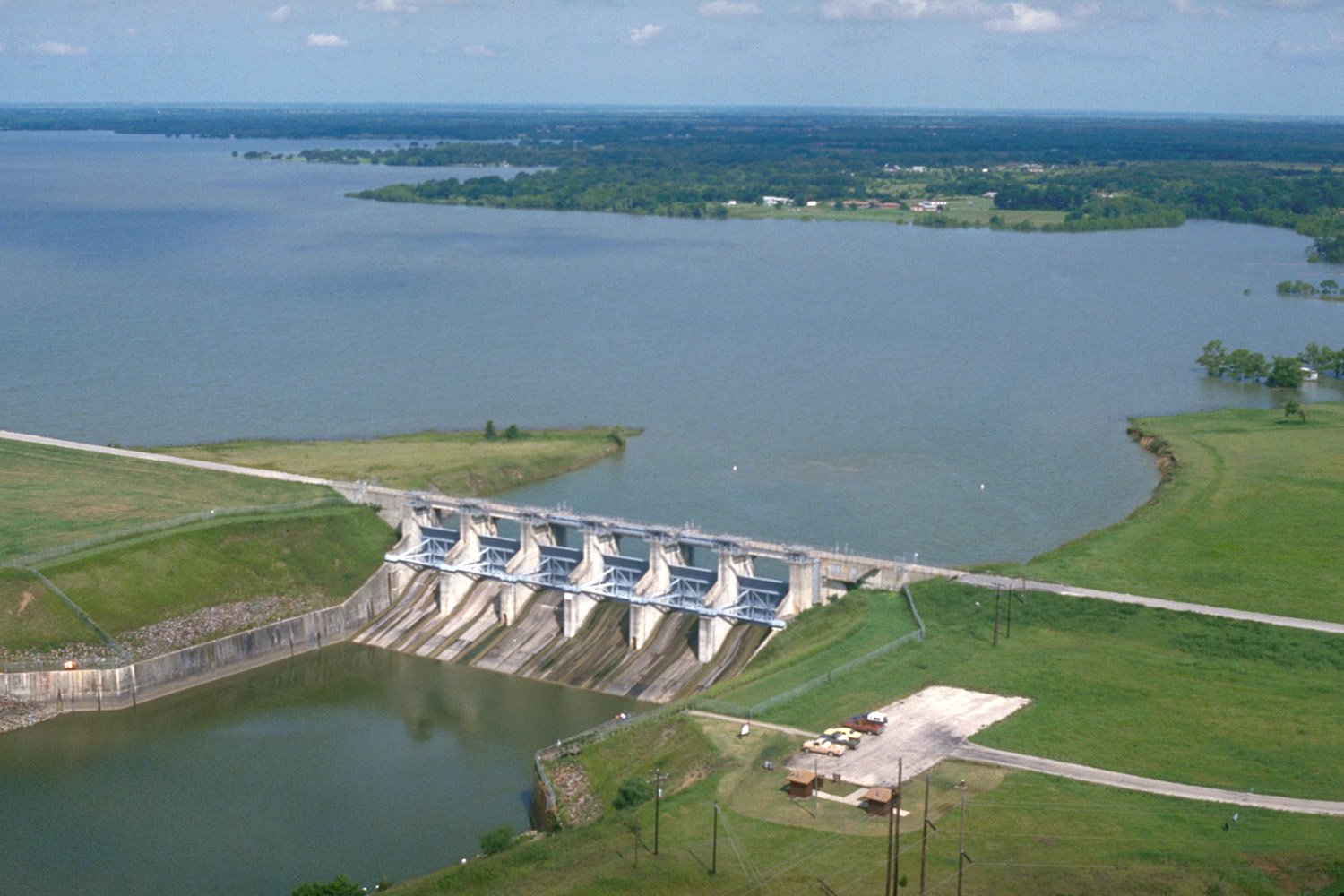 Navarro Mills Lake was created for flood control and water supply