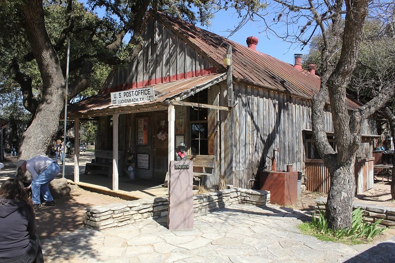 The post office and general store at Luckenbach