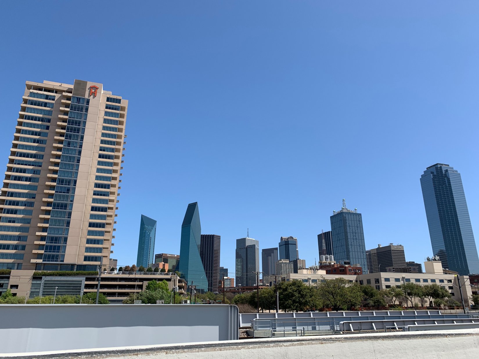 Photo of Downtown Dallas from I-35