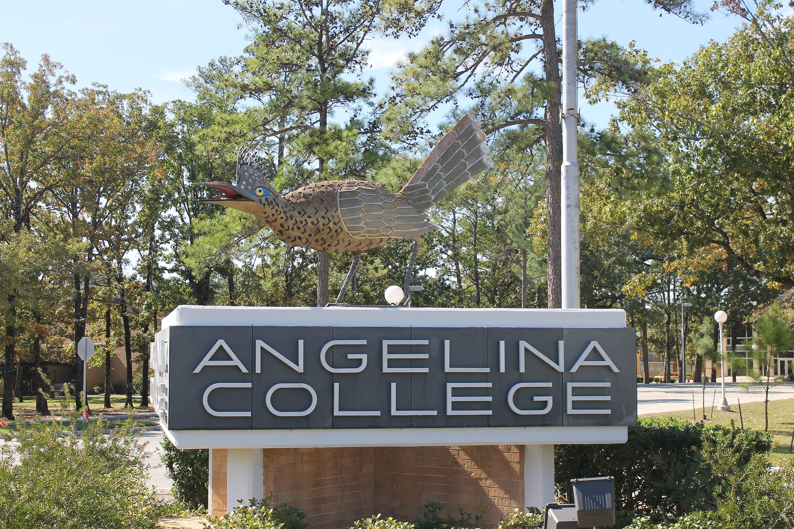Photo of Angelina College sign