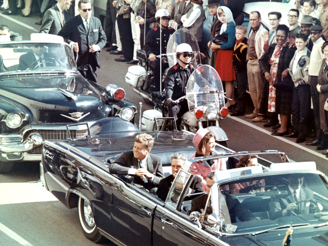 President Kennedy in Dallas, before tragedy struck.